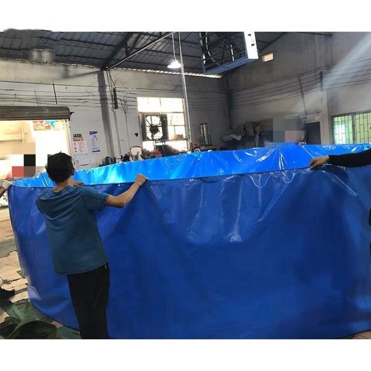 PVC Waterproofing Membrane for Pond Pool Liner Aquaculture Fish Farming Equipment Round PVC Tarpaulin Fish Pond Liner