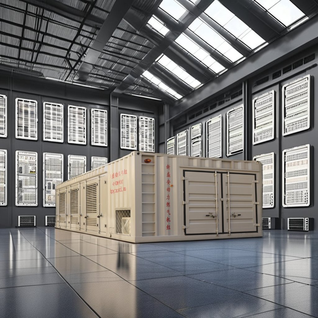 Container gas generator set, natural gas generator set, biogas generator set, biomass gas generator set With container