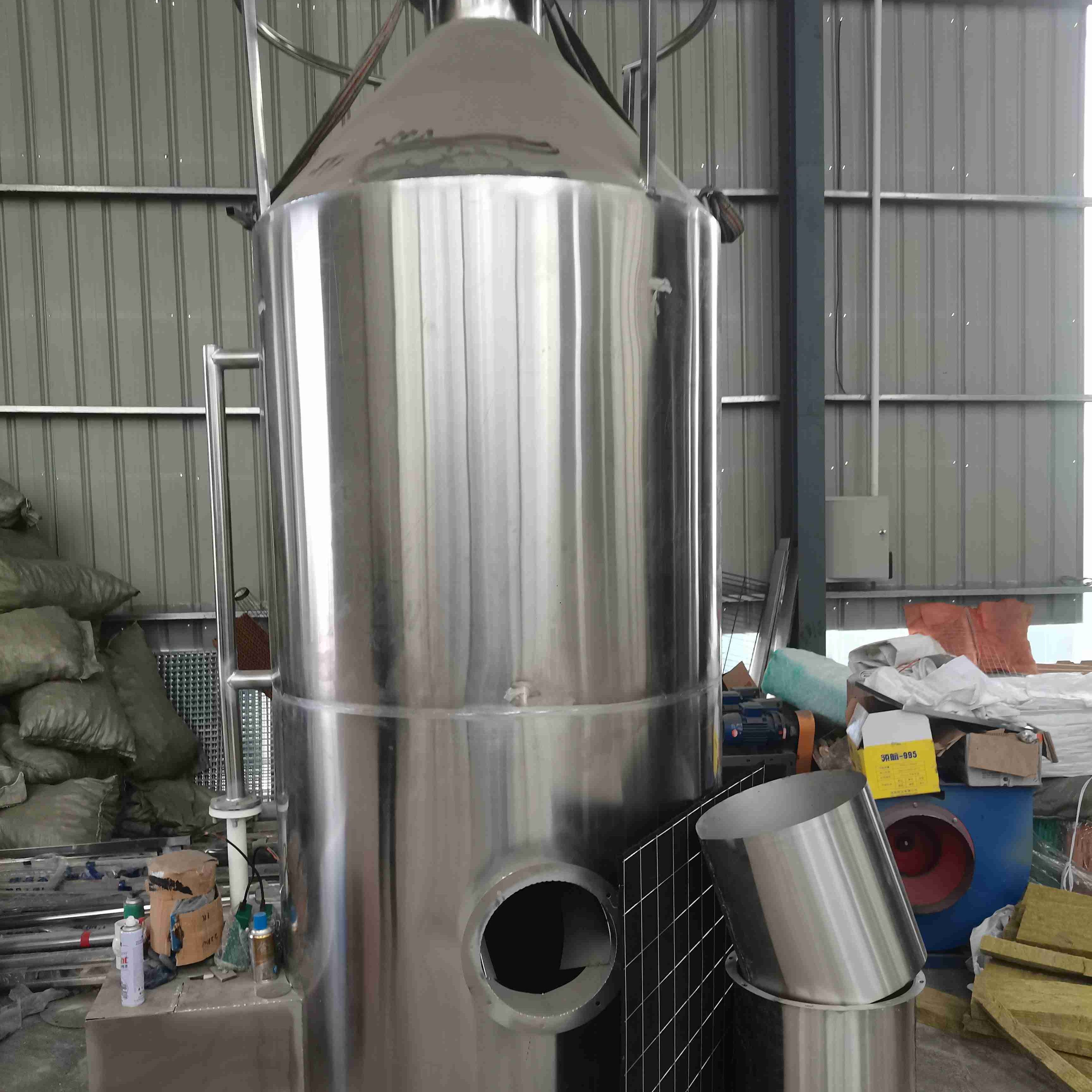Industrial air scrubber for sshb biogas and biomethane gas treatment system