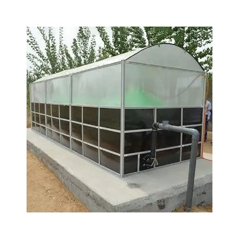 cow farm dung portable assembly biogas power plant biogas organic waste Digester