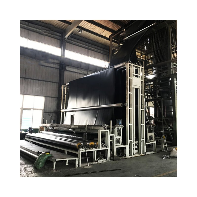 China customized 0.3mm 0.5mm 1mm 3mm hdpe composite geomembrane sheet pond liner landfill civil engineering construction