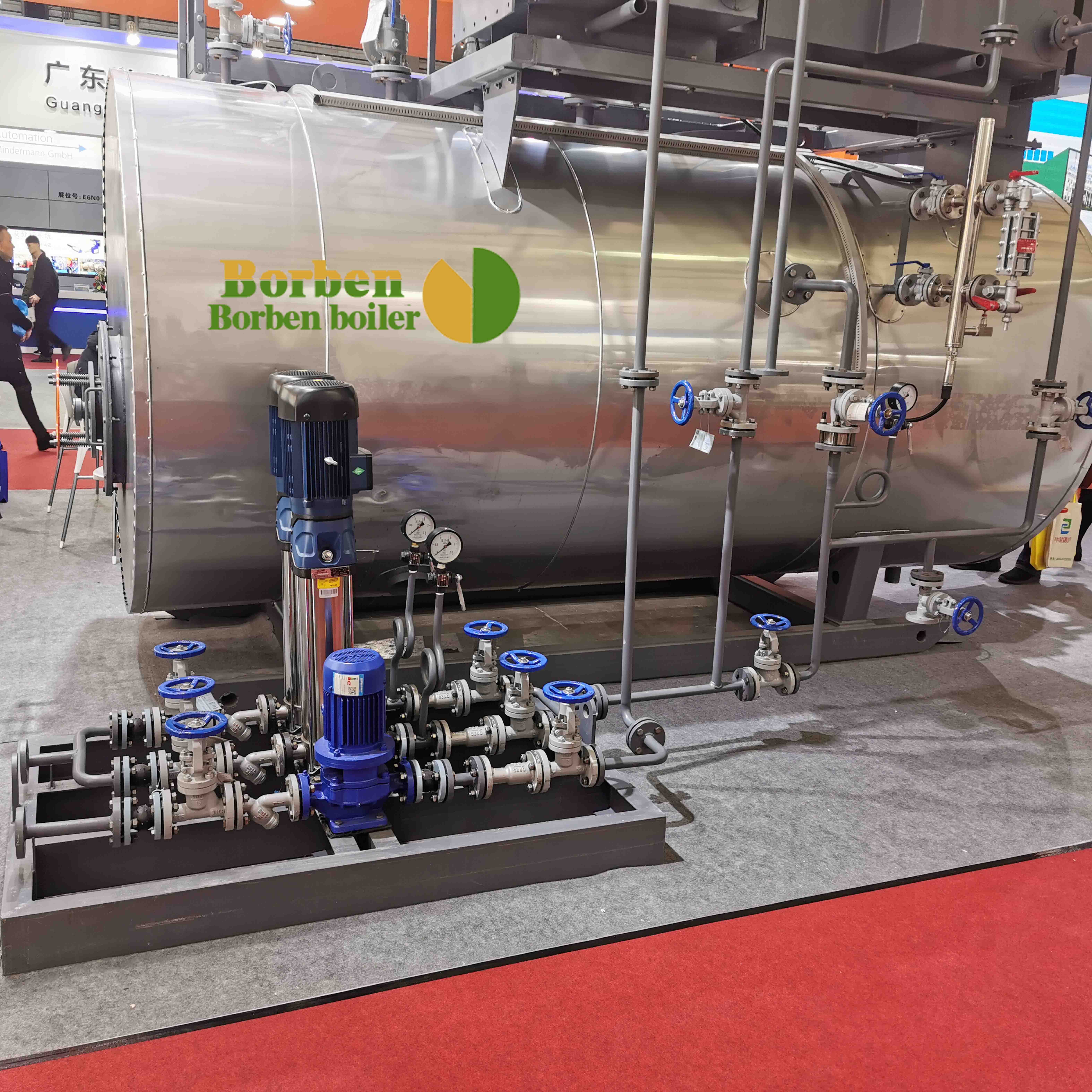Electric Small 200kg/h Biogass Biogas Steam Generator steam Boiler Generator Heater natural gas burner steam generator