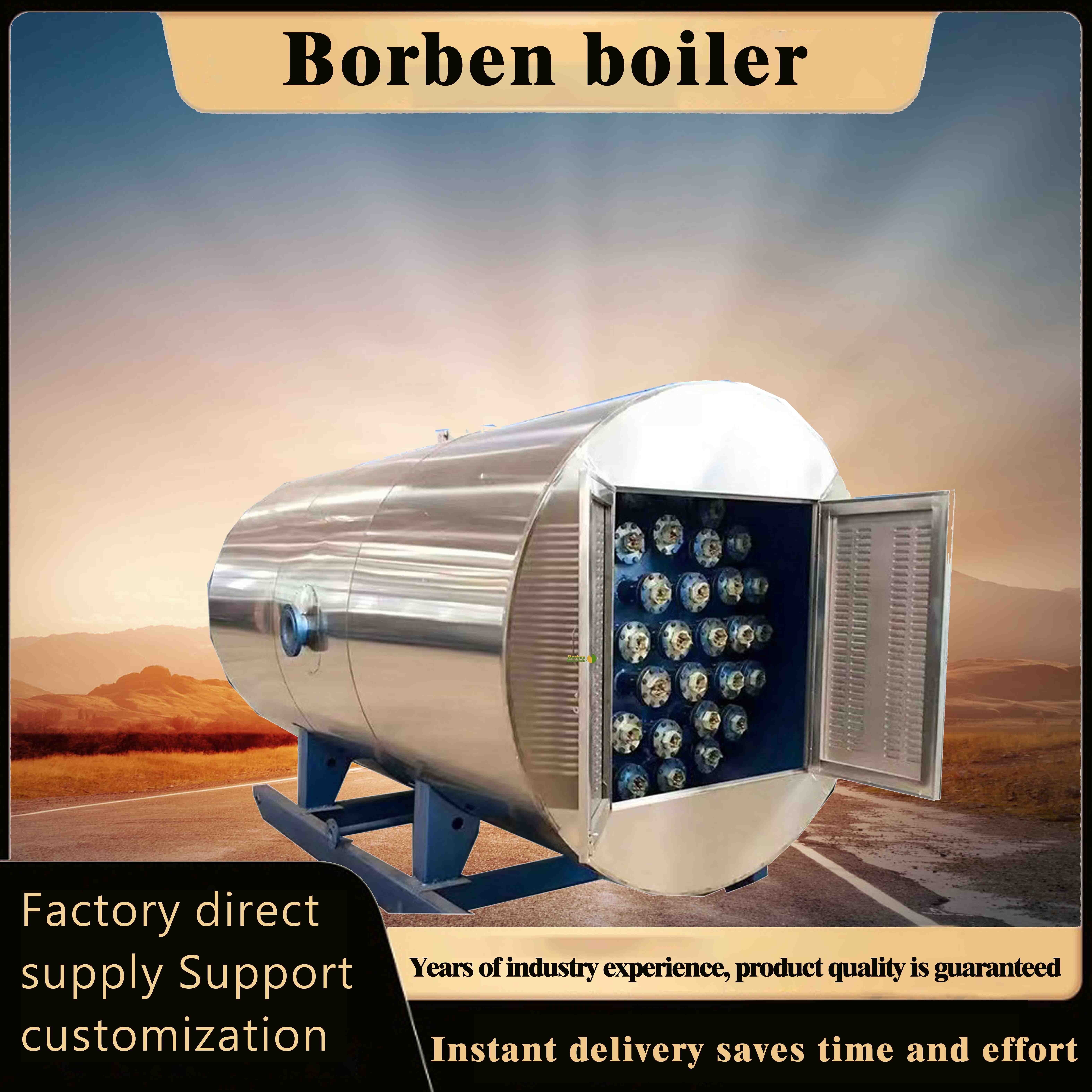 Electric Small 200kg/h Biogass Biogas Steam Generator steam Boiler Generator Heater natural gas burner steam generator