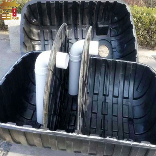 Bio Digester Household Sewage treatment HDPE Underground Three Chamber Detachable Septic Tank System