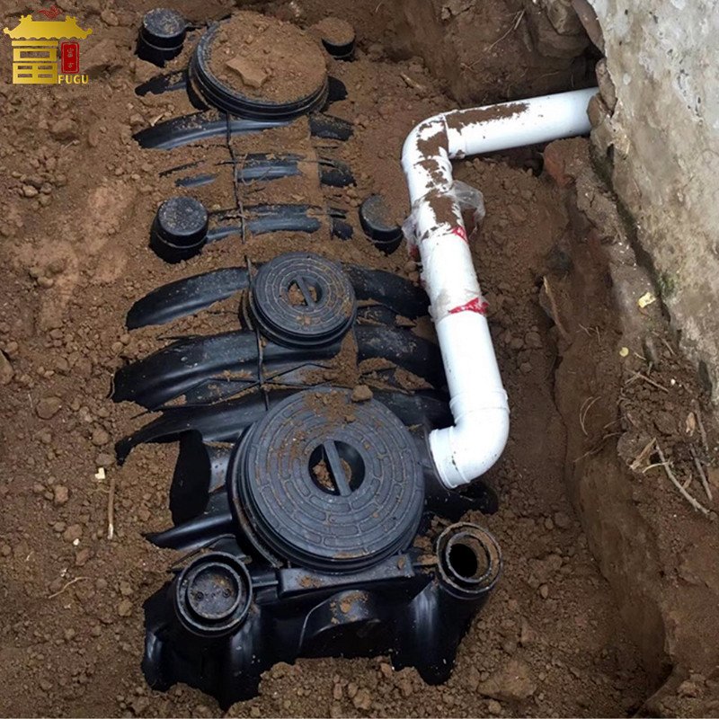 Bio Digester Household Sewage treatment HDPE Underground Three Chamber Detachable Septic Tank System