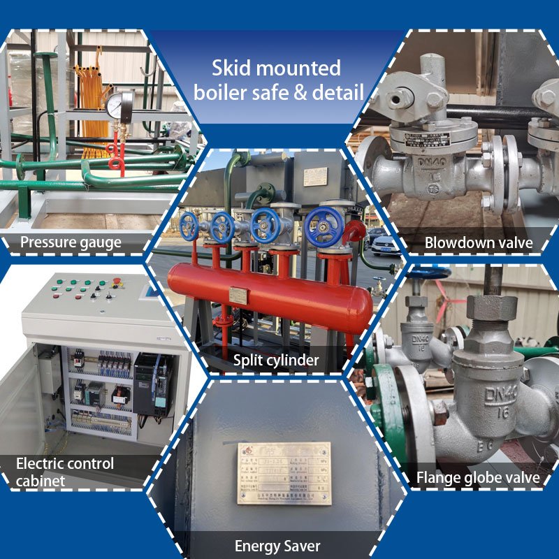 CJSE High Heating Efficiency biogas Fired Boiler Wns Series Steam Boiler For Food Industry
