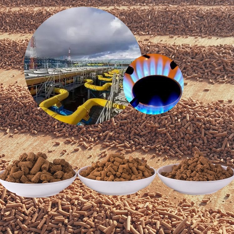 Pellets Iron Oxide Desulfurizer For Biogas Desulfurizer Fe2o3 Iron Oxide Desulfurization Remove Sulphur H2S
