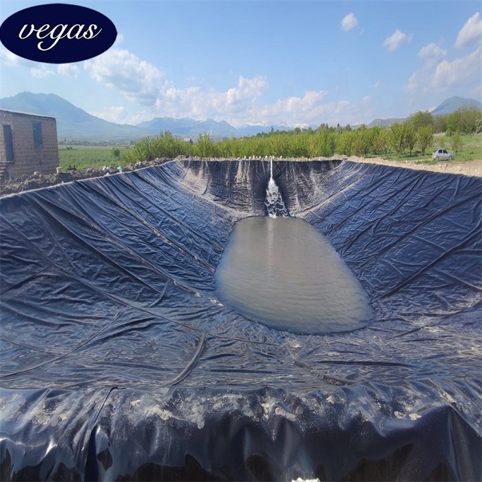 100% virgin Black HDPE geomembrane Shrimp fish pond liner hdpe geomembrane liner