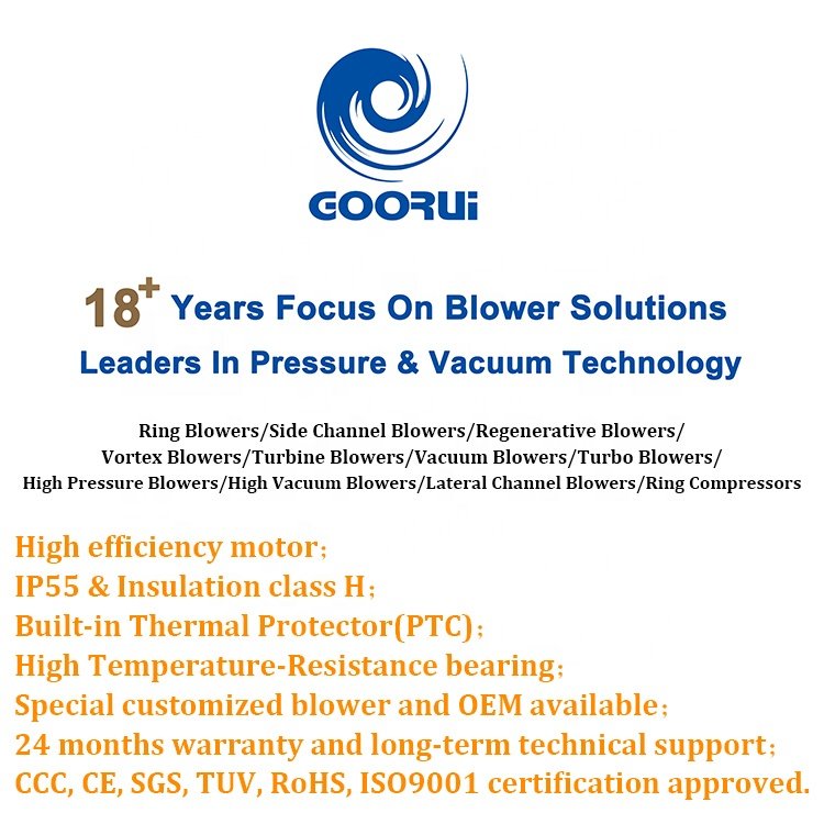 Explosion Proof Blower with ATEX certificate for Natural Gas Transportation
