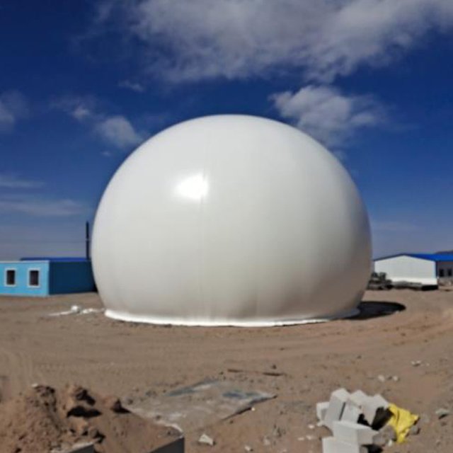 1000m3 Double Membrane Biogas Storage Holder In Biogas Fermenter Industrial