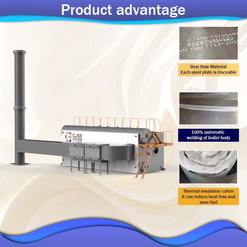 CJSE high quality chinese factory price industrial oven gas biogas diesel heavy oil 7000kw hot water boiler