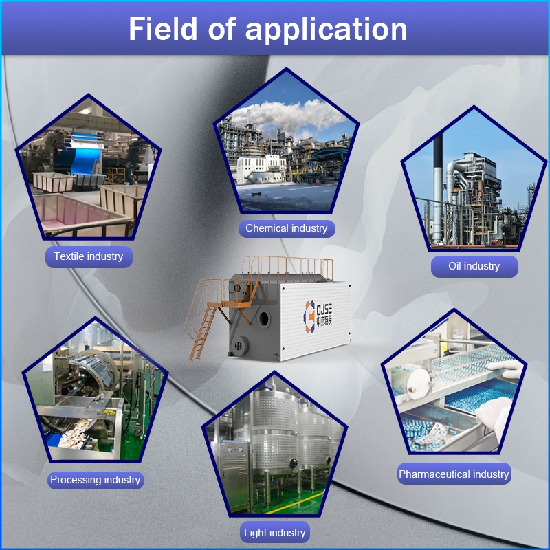 CJSE high quality chinese factory price industrial oven gas biogas diesel heavy oil 7000kw hot water boiler