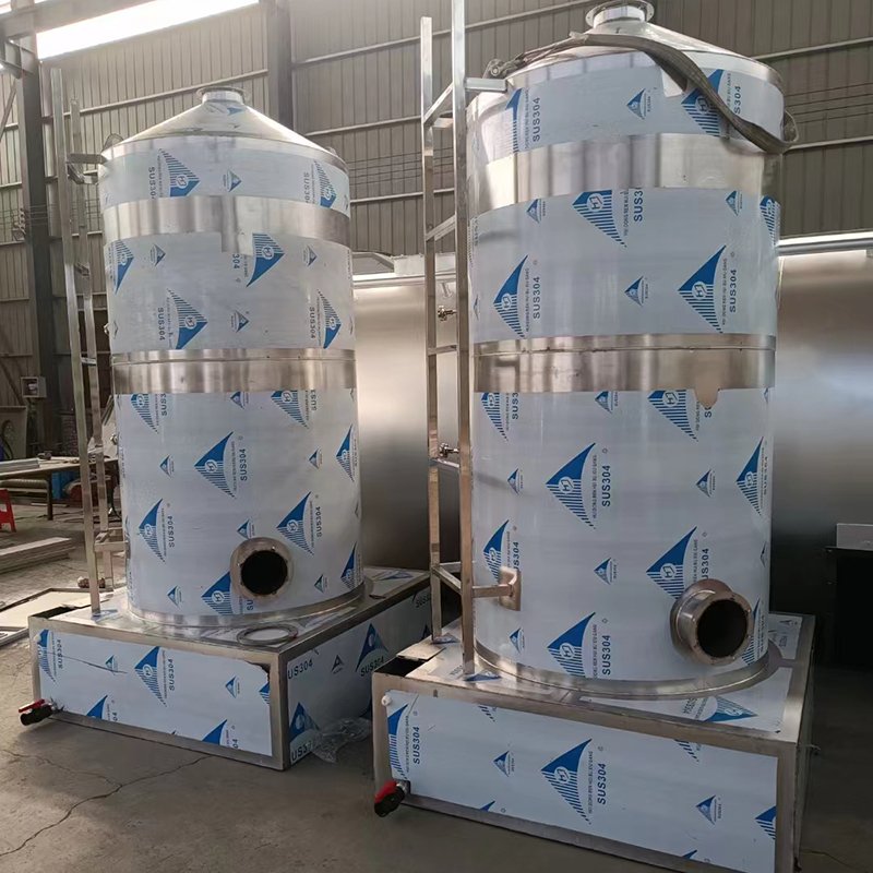 High Efficiency Alkali Washing Tower Wet Scrubber Tower With Sales Service Provided