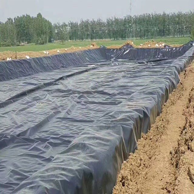2 mm industrial wastewater anaerobic digesters waterproofing geomembrane/ hdpe anti-seepage membrane manufacturer