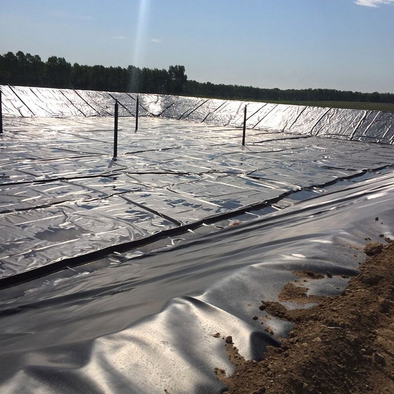 2 mm industrial wastewater anaerobic digesters waterproofing geomembrane/ hdpe anti-seepage membrane manufacturer