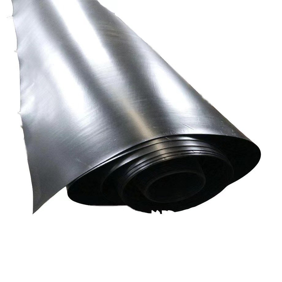 Pig farm biogas digester black membrane aeration tank anti-seepage membrane oxidation pond HDPE geomembrane factory