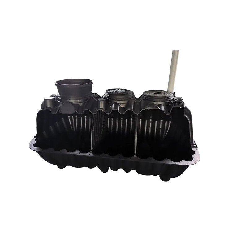 1500 L HDPE Three Chamber Plastic Manufacture Supply Septic Tank