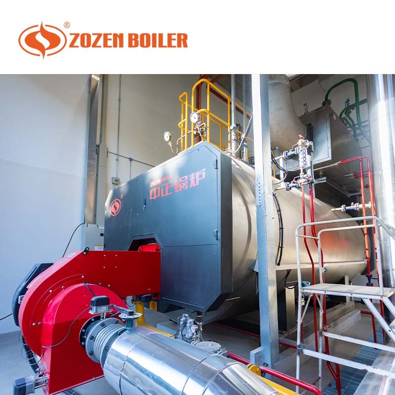 Environmentally friendly 100bhp lpg coke oven gas diesel oil fired industrial steam boiler for fodder