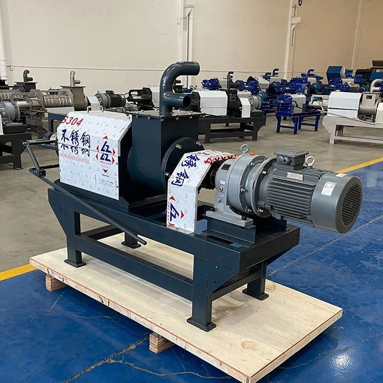 Solid Liquid Manure Separator Cow Dung Dewatering Screw Press Solid Liquid Separator For Biogas Plants