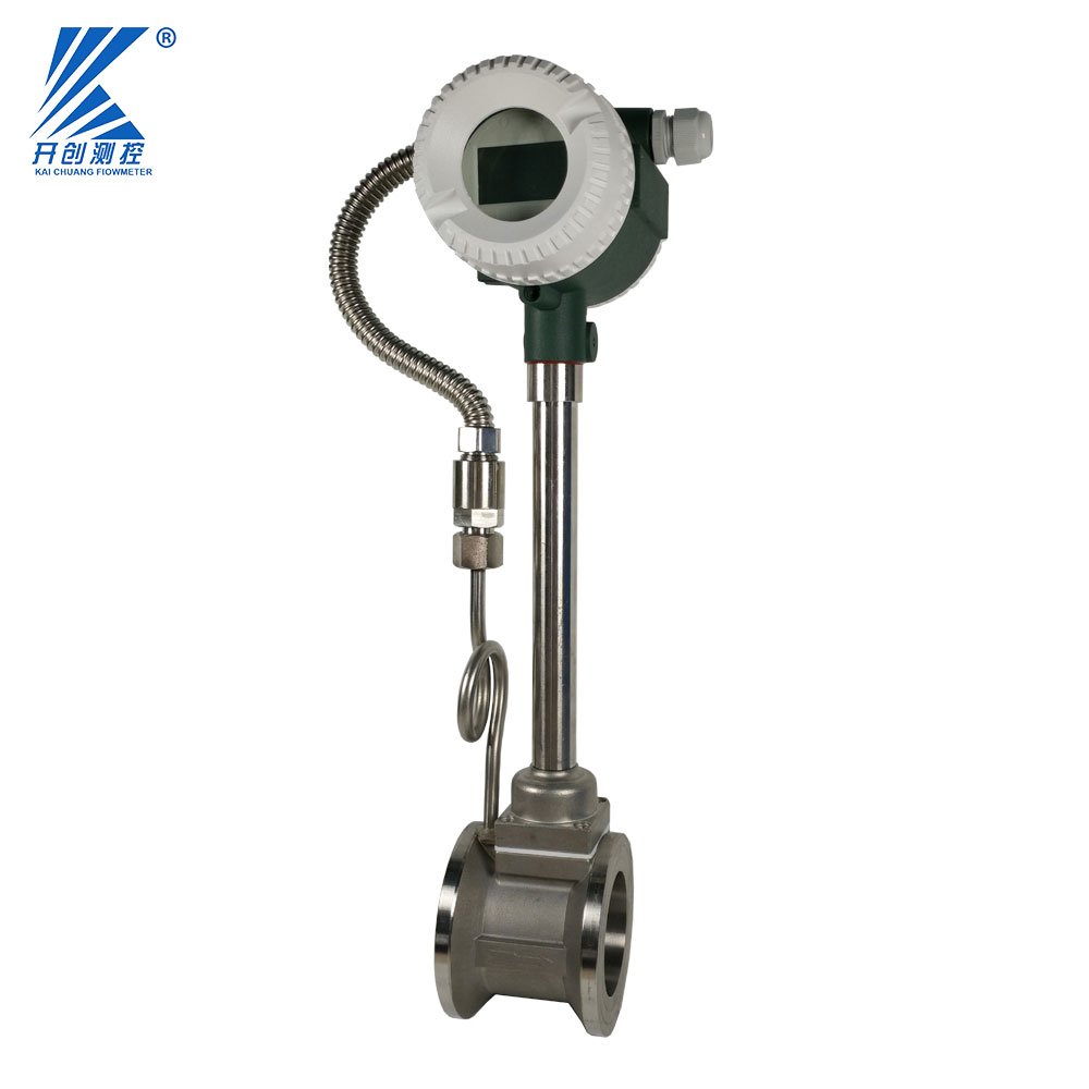 4-20ma Rs485 Compressed Air Flow Sensor 4 Inch Methane Gas Biogas Hydrogen Steam Vortex Flow Meter