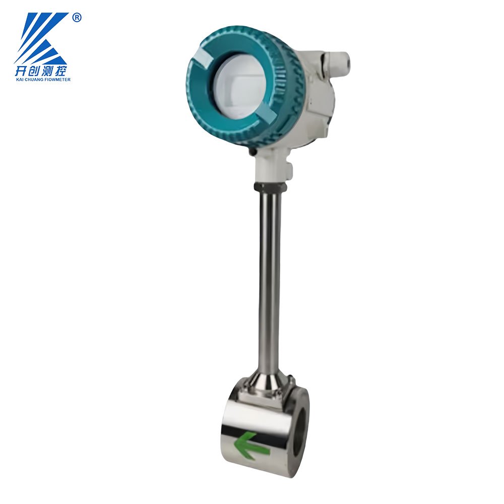 4-20ma Rs485 Compressed Air Flow Sensor 4 Inch Methane Gas Biogas Hydrogen Steam Vortex Flow Meter
