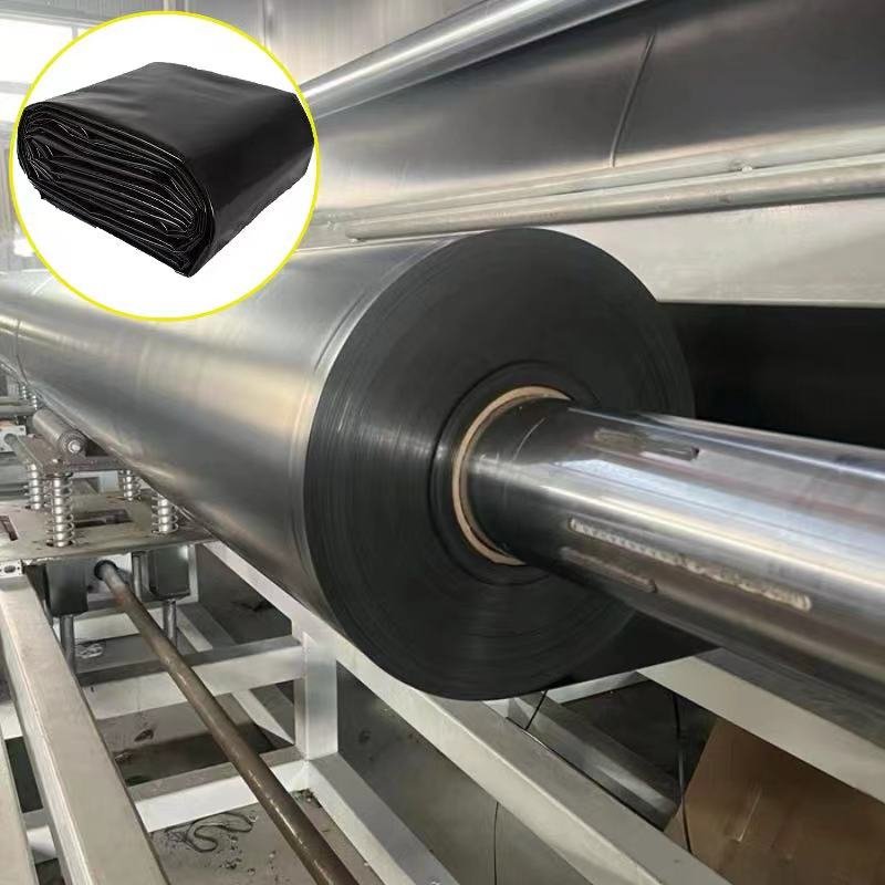 The Construction of The Biogas Digester Project in The Farm Breeding Farm Adopts 1.0mm1.5mm 100% Brand New HDPE Geomembrane Film
