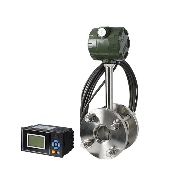 chemical flow meter vortex flow meter 4-20mA hart 2 wire digital gas flowmeter stainless water meter industrial