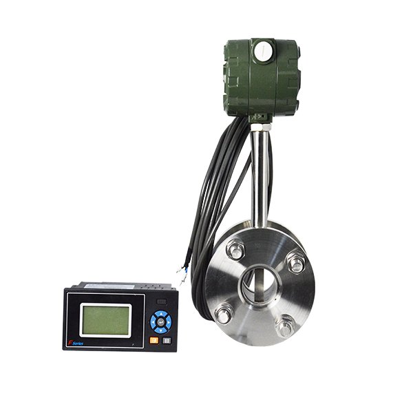 chemical flow meter vortex flow meter 4-20mA hart 2 wire digital gas flowmeter stainless water meter industrial