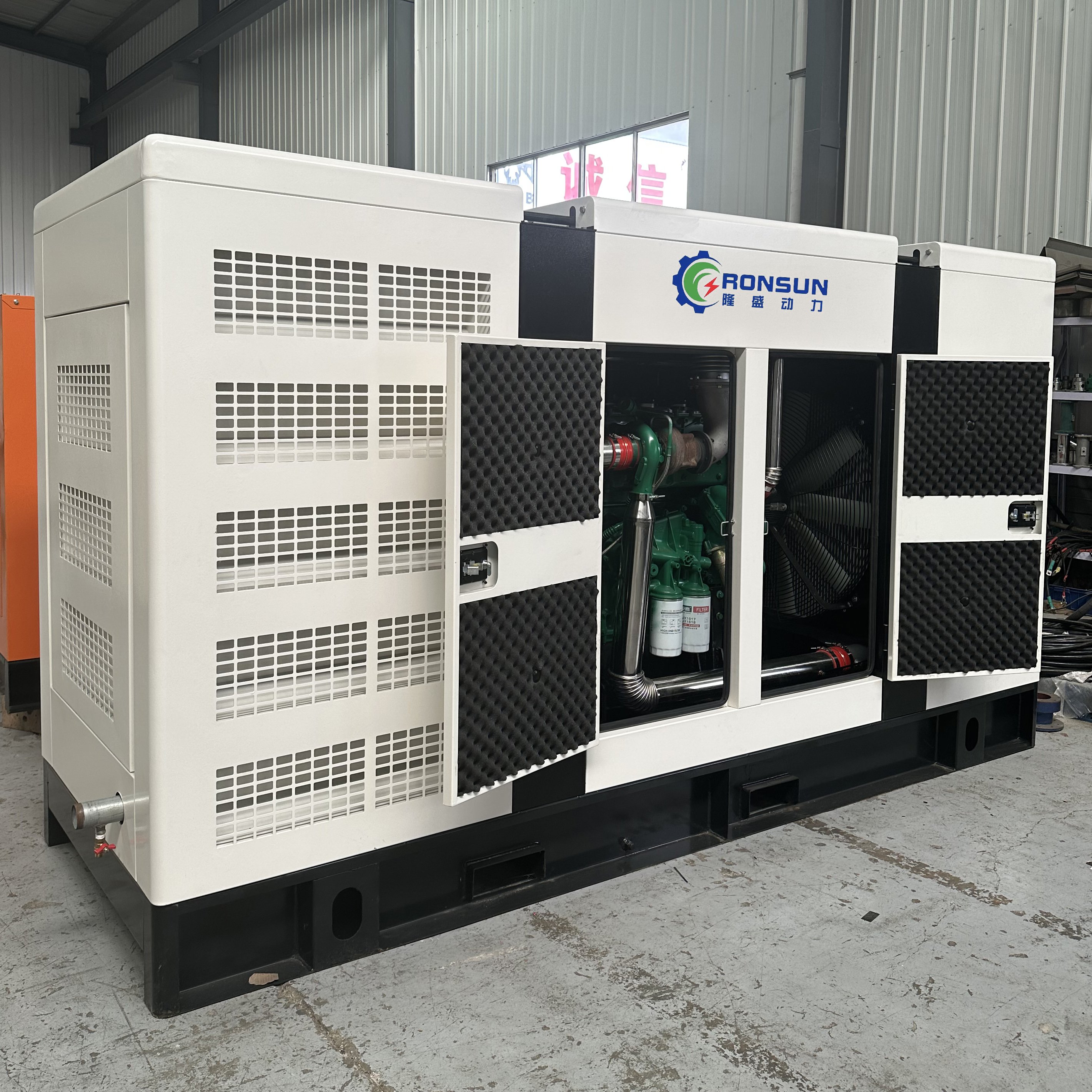 Generadores de turbina de gas natural de bajo consumo de uso pastoral tipo silencioso con motor CAMC