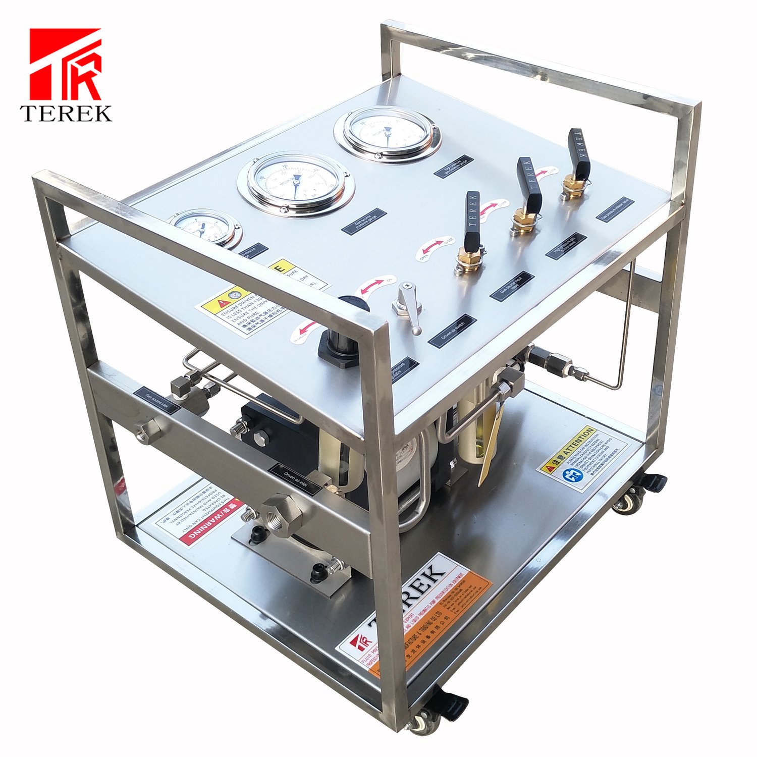 gas cylinder valving unit biogas cylinder filling station air driven system