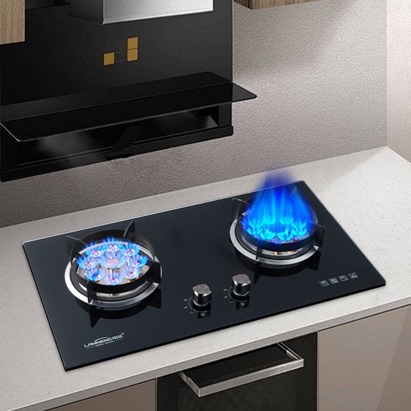 High quality countryside built in electric stove 2 burner glass stove