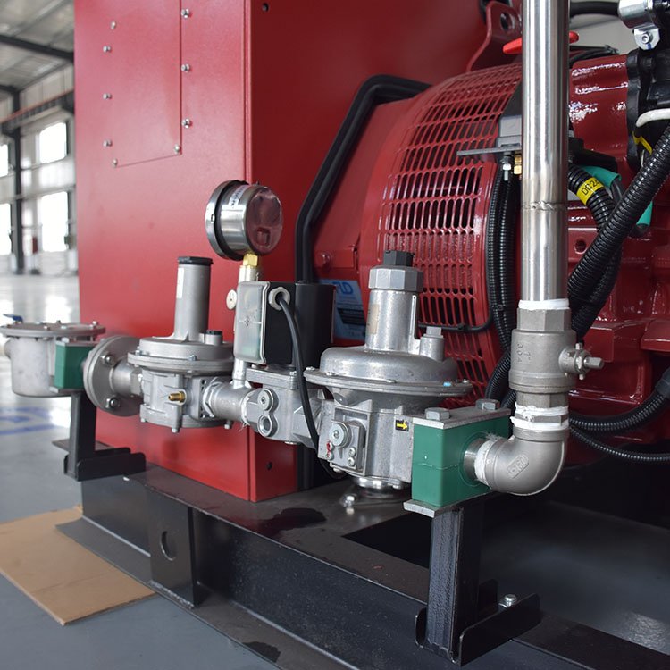 Equipped With High-End Monitoring System Gas Leakage Alarm 80KW 6BTA Natural Gas Generator