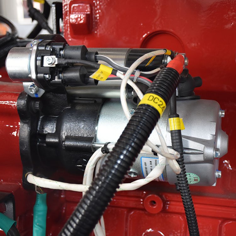 Equipped With High-End Monitoring System Gas Leakage Alarm 80KW 6BTA Natural Gas Generator