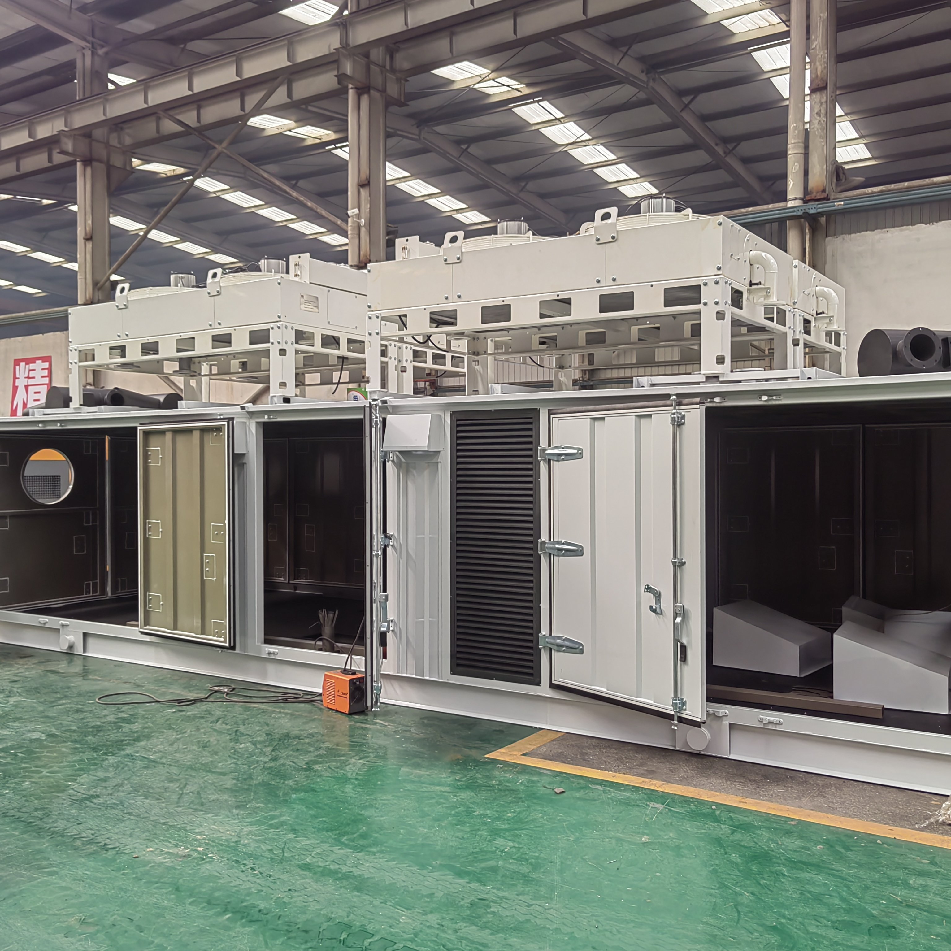 container 1MW 1.2MW Natural/biogas/biomass Gas Generator Power Plant
