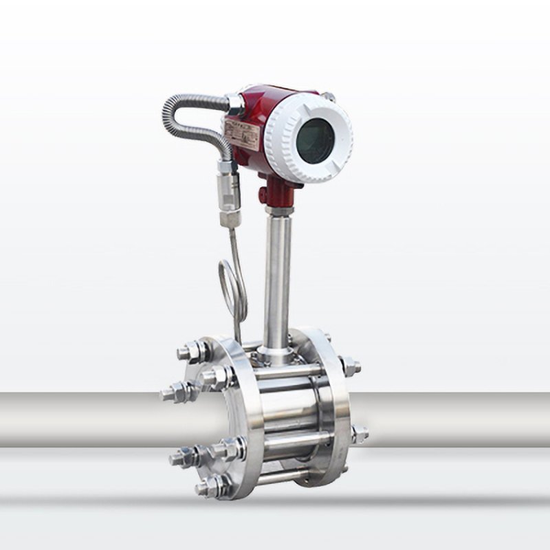 Liquid vortex street flowmeter hydrogen hot gas saturated steam vortex flowmeter