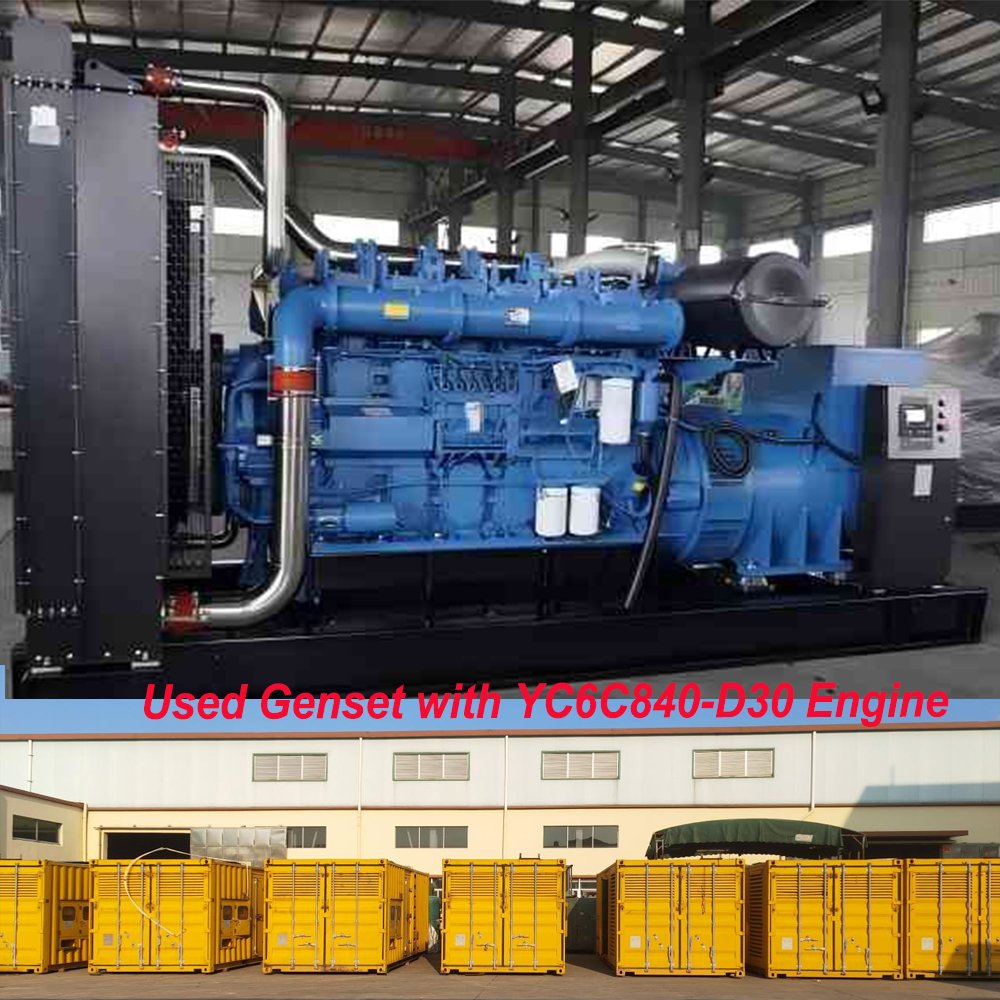 ChimePower Used YUCHAI Brand Natural Gas Genset LNG LPG Gas Generator With MTU Engine For Grid Lpg Gas Turbine Generator
