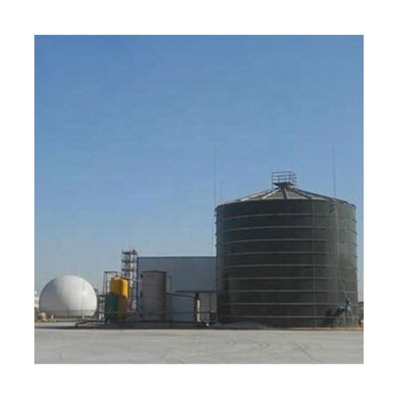 industrial size biodigester biogas septic tank with biogas purification plant
