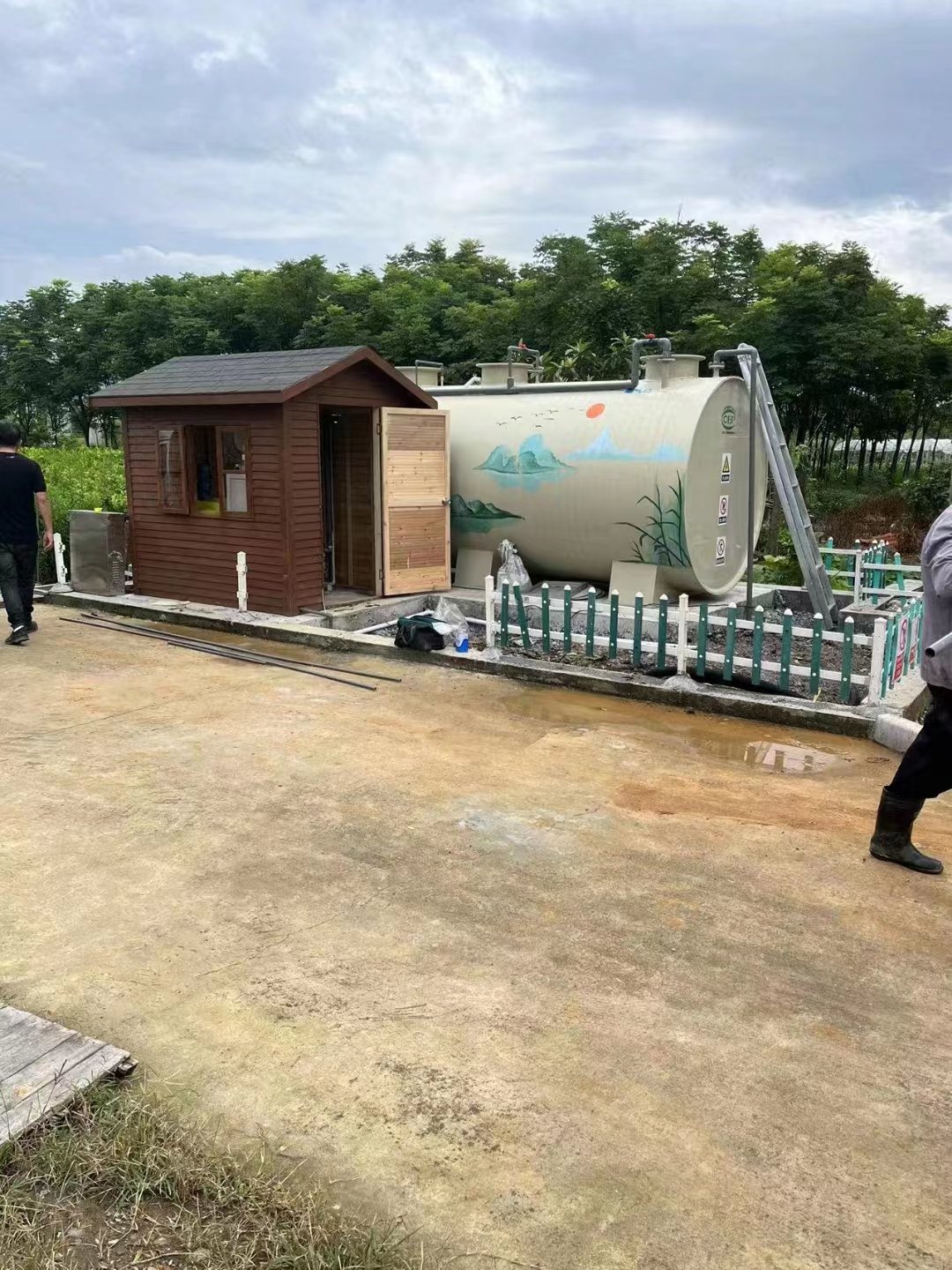 50Ton/D PP Domestic Sewage Water Treatment Tank Johkasou Septic Water Treatment Wastewater Treatment Machine Biogas Digester