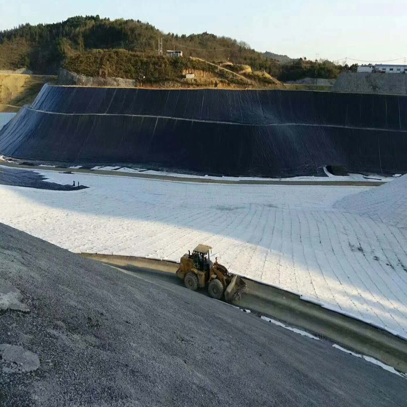 Pig farm biogas digester black membrane aeration tank anti-seepage membrane oxidation pond HDPE geomembrane factory