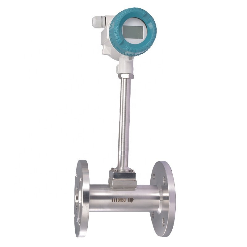 Standard Condition Maxi 330 Degrees Shedding Volumetric Vortex Flow LCD Vortex High Temperature Flow Meters