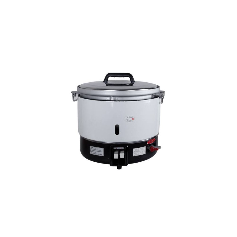 Gas Rice Cooker with Iron Housing and Non-sticker Coating Inner Port