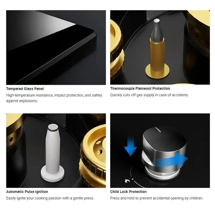 Cheapest dependable Household counter top Multiple burners Gas Cooker Furnace Cooking Pot Stove Gas Hob
