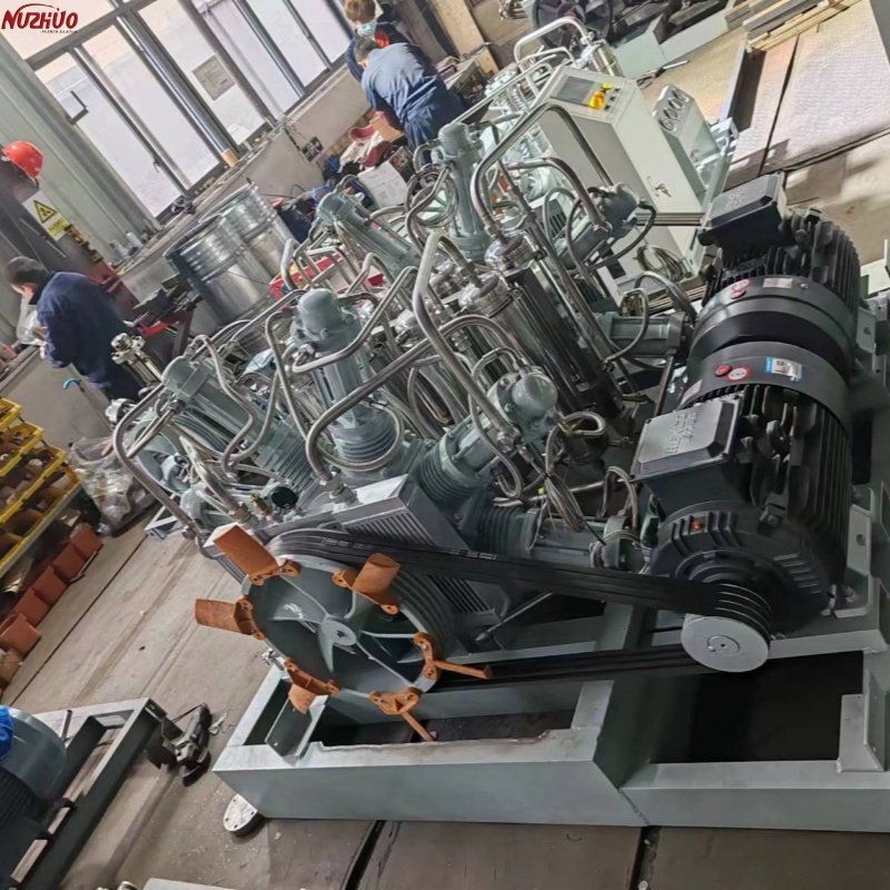 NUZHUO Freaking Cool Booster Compressor For Oxygen Cylinder Filling Unattended Oxygen Compressor