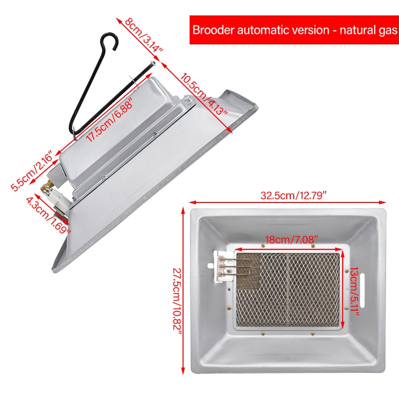 Automatic Ignition Chicken Brooder Gas Heater Brooder Breeding Equipment for Chick Piglet Poultry Farm Gas Brooder