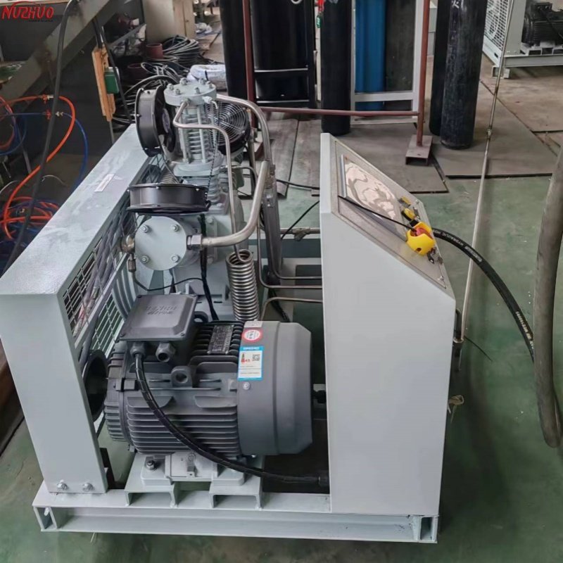 NUZHUO Best Selling Industrial Filling Compressor O2 Booster Automatic Cylinder Filling With Strong Pressure
