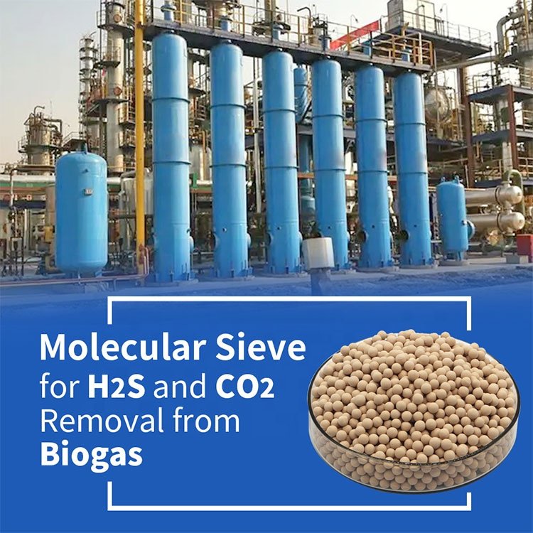 Chemxin synthetic zeolite 4a molecular sieve adsorbent 3-5 mm for biogas moisture removal equal to Siliporite NK10B