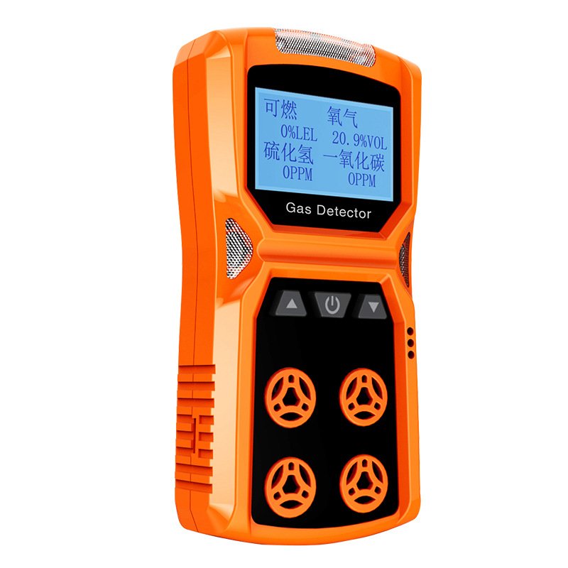 RCXAZ Portable 4 In 1 Gas Detector Sensor Composite Handheld Alarm oxygen meter Multi-Purpose Explosive Gas Analyzer