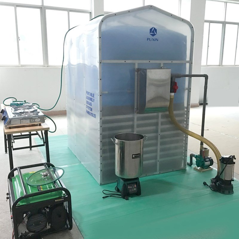 hot sale soft pvc biogas digester anaerobic reactor for restaurant food waste disposal produce biogas