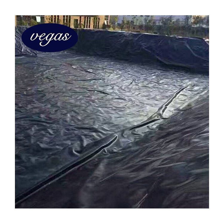 Hot sale black ASTM high density polyethylene smooth geomembrane with best price