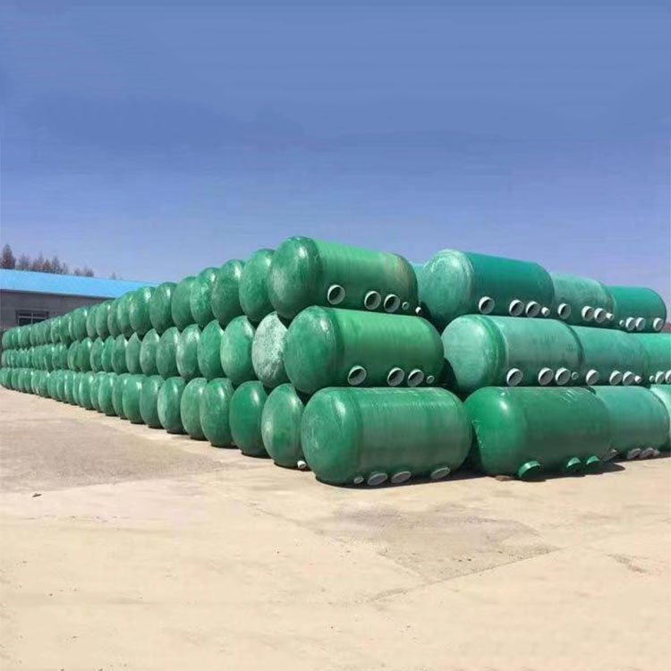Underground type domestic sewage treatment system biogas domestic waste water purification FRP septic tank